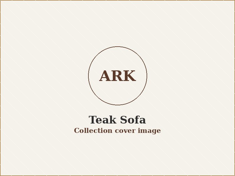 Teak Sofa