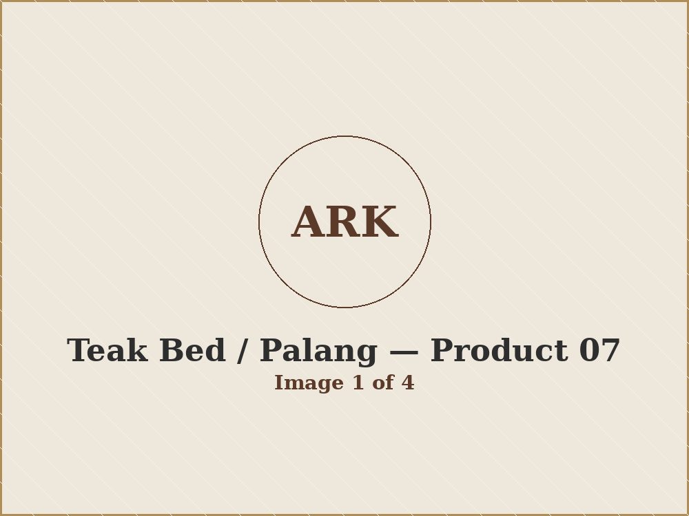 Teak Bed / Palang product 07 image 1