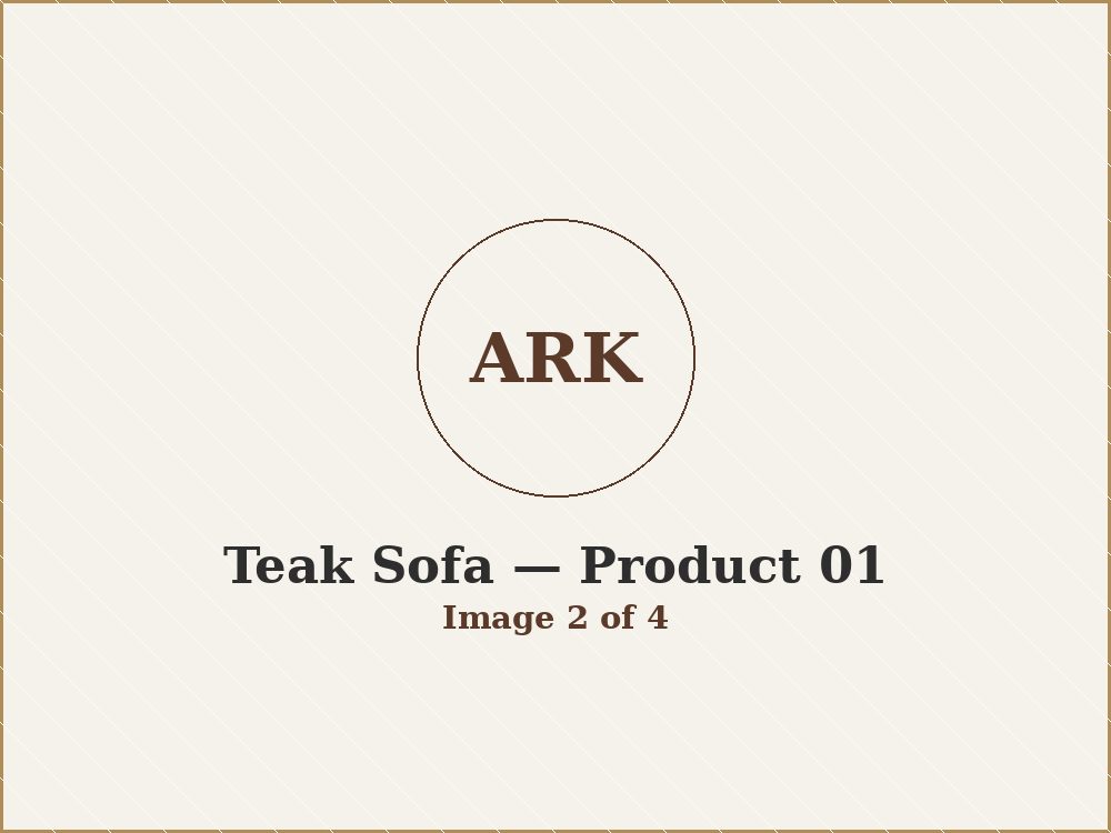 Teak Sofa product 01 image 2