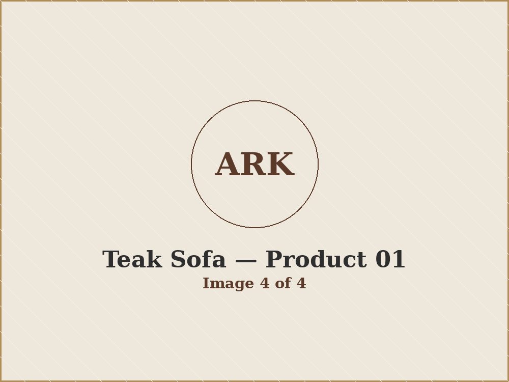 Teak Sofa product 01 image 4