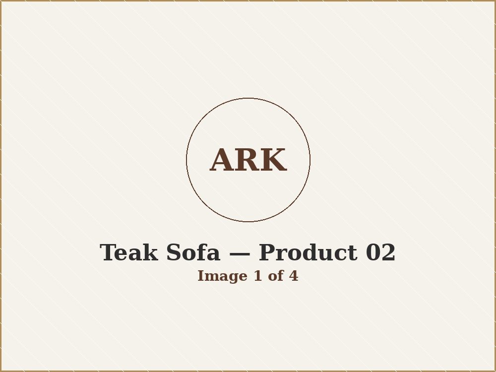 Teak Sofa product 02 image 1