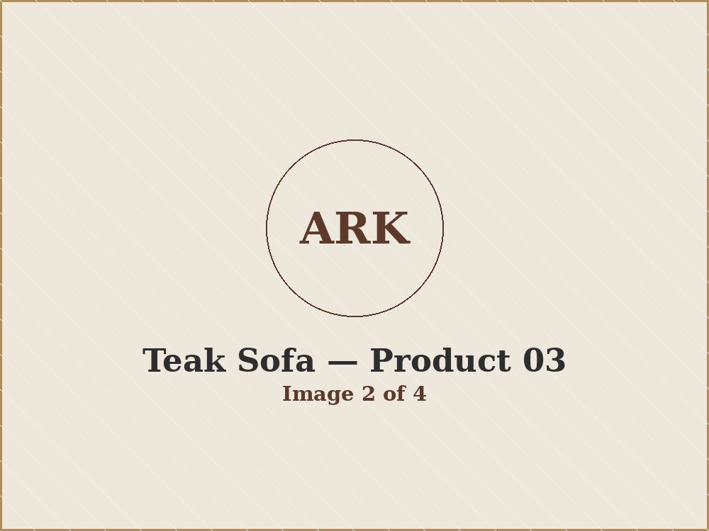 Teak Sofa product 03 image 2