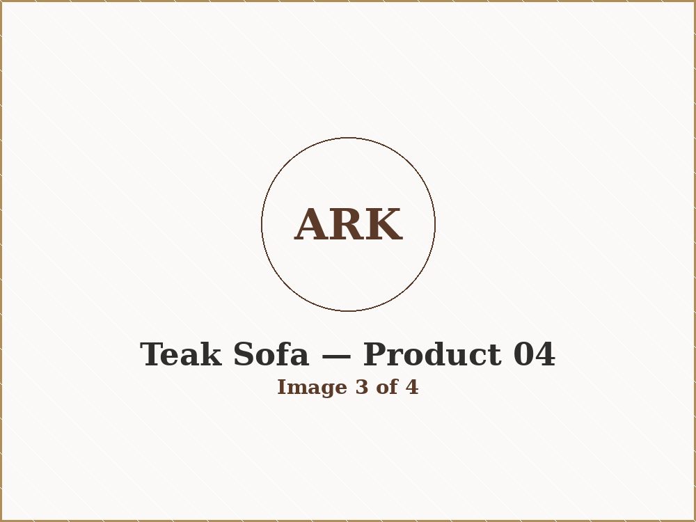 Teak Sofa product 04 image 3