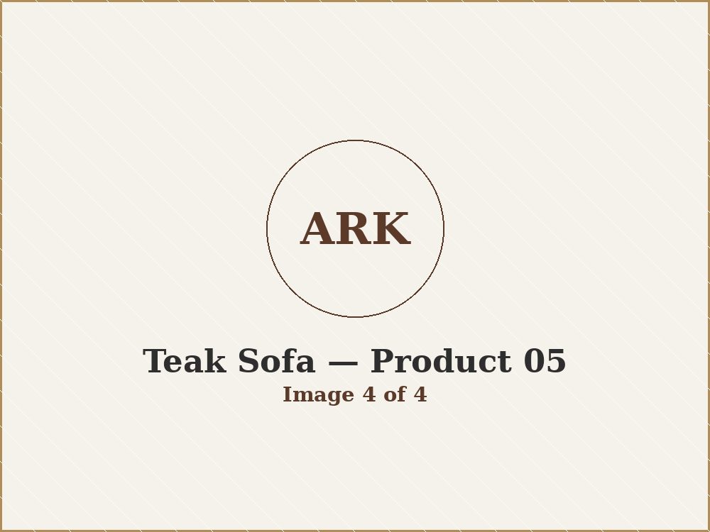 Teak Sofa product 05 image 4