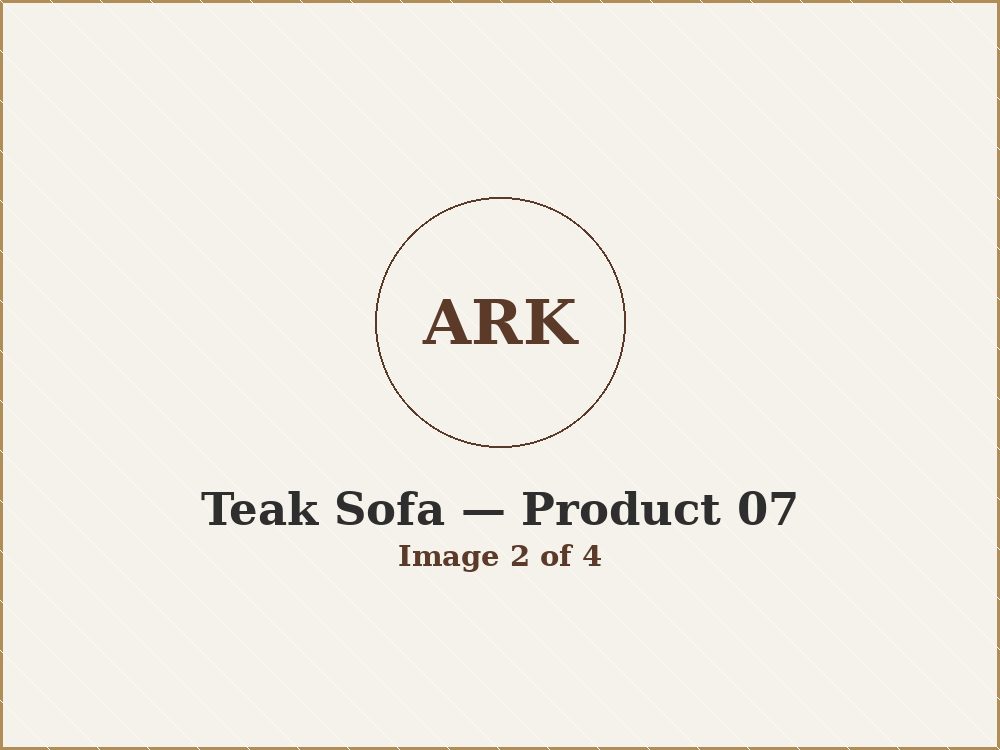 Teak Sofa product 07 image 2